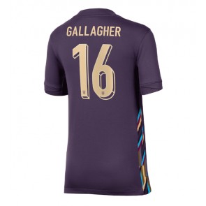 England Conor Gallagher #16 Bortatröja Dam EM 2024 Kortärmad